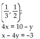 <strong>Determine if the following ordered pair satisfies the system of linear equations. </strong> A) Yes B) No