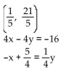 <strong>Determine if the following ordered pair satisfies the system of linear equations. </strong> A) Yes B) No