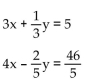 <strong>Solve the system of equations using the addition method. </strong> A) (-2, -4) B) (2, -3) C) (3, -4) D) no solution