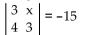 Solve for the given letter. - 