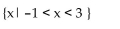 <strong>Express in set builder notation the set of numbers indicated on the number line. </strong> A) B) C) D)