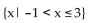 <strong>Express in set builder notation the set of numbers indicated on the number line. </strong> A) B) C) D)