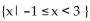 <strong>Express in set builder notation the set of numbers indicated on the number line. </strong> A) B) C) D)