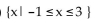 <strong>Express in set builder notation the set of numbers indicated on the number line. </strong> A) B) C) D)