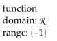 <strong>Determine whether the graph illustrated represents a function. Give the domain and range of the relation or function. </strong> A) B) C) D)