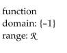 <strong>Determine whether the graph illustrated represents a function. Give the domain and range of the relation or function. </strong> A) B) C) D)