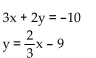 Determine whether the two given lines are parallel, perpendicular, or neither. -
