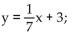 Find the equation of a line with the properties given. Write the equation in the form indicated. -Through (4, 4) and perpendicular to the line whose equation is function notation