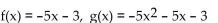 Find the requested value. -  Find (f/g)(-4).