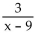 <strong>Determine the value or values of the variable where the expression is defined. </strong> A) all real numbers except x = -9 B) all real numbers except x = 0 C) all real numbers except x = 9 D) all real numbers