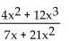 <strong>Simplify. </strong> A) B) C) D)