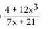 <strong>Simplify. </strong> A) B) C) D)