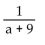 <strong>Simplify. </strong> A) a - b B) C) D) a - 2b + 1