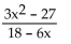 <strong>Simplify. </strong> A) B) C) -2(x + 3) D)
