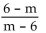 <strong>Simplify. </strong> A) 0 B) -1 C) -m D) 1