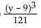 <strong>Divide. </strong> A) y - 9 B) C) D)