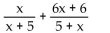 <strong>Add or subtract. </strong> A) B) C) D)