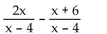 <strong>Add or subtract. </strong> A) B) C) D)