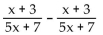 Add or subtract. - 