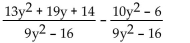 Add or subtract. - 