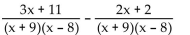 Add or subtract. - 