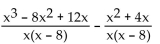 Add or subtract. - 