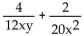 Find the least common denominator for the expression. - 