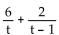 Find the least common denominator for the expression. - 