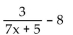 Find the least common denominator for the expression. - 