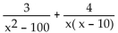 Find the least common denominator for the expression. - 