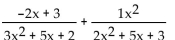 Find the least common denominator for the expression. - 