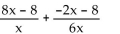 Add or subtract. - 