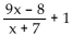 Add or subtract. - 