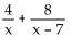 Add or subtract. - 