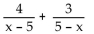 Add or subtract. - 