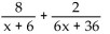 Add or subtract. - 