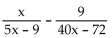 Add or subtract. - 