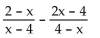 Add or subtract. - 