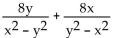 Add or subtract. - 
