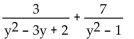 Add or subtract. - 