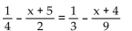 Solve the equation and check your solution. - 