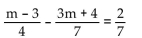 Solve the equation and check your solution. - 
