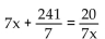 Solve the equation and check your solution. - 