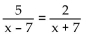 Solve the equation and check your solution. - 