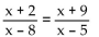 Solve the equation and check your solution. - 