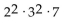 <strong>Write the number as a product of prime numbers. 126</strong> A) 2 ·3 ·7 B) C) D) 2 ·32 ·7