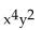 <strong>Determine the greatest common factor for the group of terms. </strong> A) xy B) C) D)
