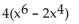 <strong>Factor the GCF from each term in the expression. </strong> A) B) C) D)