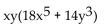 <strong>Factor the GCF from each term in the expression. </strong> A) B) C) D)