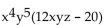 <strong>Factor the GCF from each term in the expression. </strong> A) B) C) D)